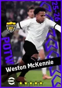 Carte de Weston McKennie · RMF