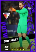 بطاقة Jan Oblak · GK