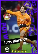 بطاقة Janis Blaswich · GK