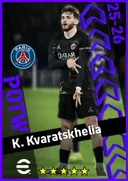 K. Kvaratskhelia RWF card