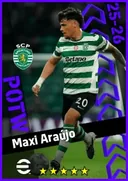 Carte de Maxi Araújo · LB