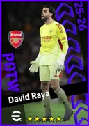 Carte de David Raya · GK