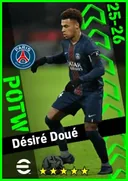 بطاقة Désiré Doué · RWF