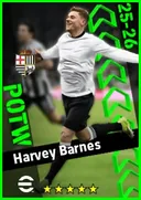Harvey Barnes LMF card
