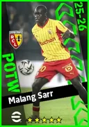 Carte de Malang Sarr · CB