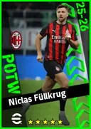 Carte de Niclas Füllkrug · CF