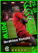 Carte de Ibrahima Konaté · CB