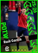 بطاقة Raúl García · CF