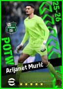 بطاقة Arijanet Murić · GK