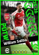 William Saliba CB card