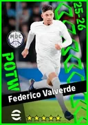 Carte de Federico Valverde · RMF