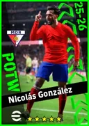 Nicolás González RMF card