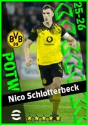 بطاقة Nico Schlotterbeck · CB