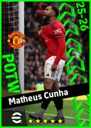 بطاقة Matheus Cunha · LMF