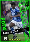 بطاقة Assane Diao · RMF
