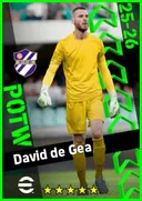 Carte de David de Gea · GK