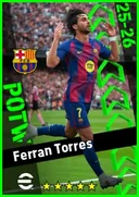 Ferran Torres CF card