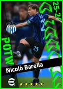 بطاقة Nicolò Barella · CMF