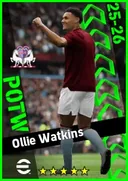 Ollie Watkins CF card