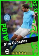 بطاقة Nico González · DMF