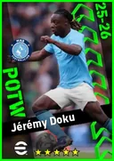 بطاقة Jérémy Doku · LWF