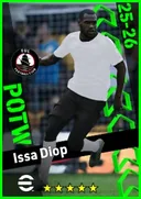بطاقة Issa Diop · CB