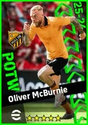 Carte de Oliver McBurnie · CF