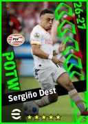Sergiño Dest RB card
