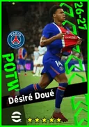 Désiré Doué RWF card