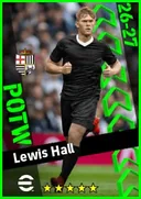 بطاقة Lewis Hall · LB