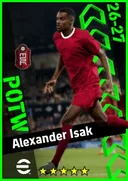 بطاقة Alexander Isak · CF