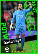 Carte de David Raya · GK