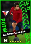 Giuliano Simeone RMF card