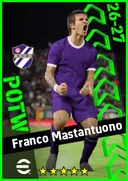 بطاقة Franco Mastantuono · RMF
