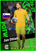 Jan Oblak GK card