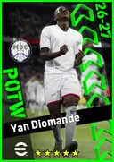 Carte de Yan Diomande · RWF