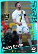 Nicky Devlin RB card
