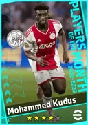 Carte de Mohammed Kudus · CF