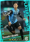 Carte de Sasaki Asahi · LB