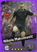 بطاقة Nikola Maksimović · CB