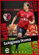 بطاقة Sekigawa Ikuma · CB