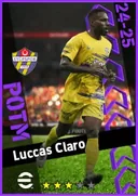 بطاقة Luccas Claro · CB