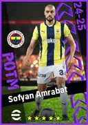 بطاقة Sofyan Amrabat · DMF