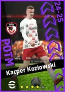 Kacper Kozłowski AMF card