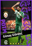 Carte de Günay Güvenç · GK