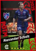 بطاقة Alexander Scholz · CB