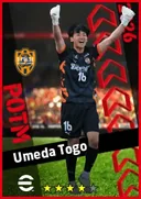 Umeda Togo GK card