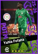 Carte de Yahia Fofana · GK