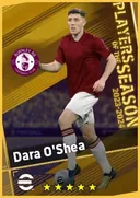 بطاقة Dara O'Shea · CB