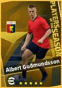 بطاقة Albert Guðmundsson · CF